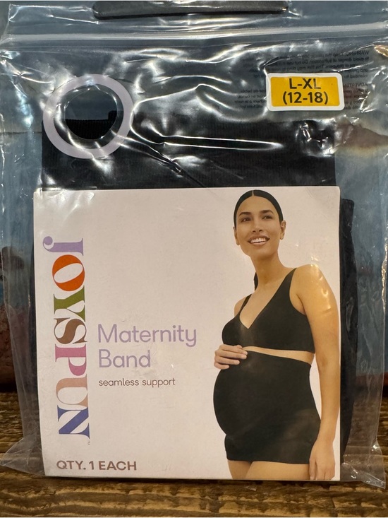Joyspun Other - Joyspun Maternity Band - Black (L-XL) 12-18 Belly & Back Support NEW